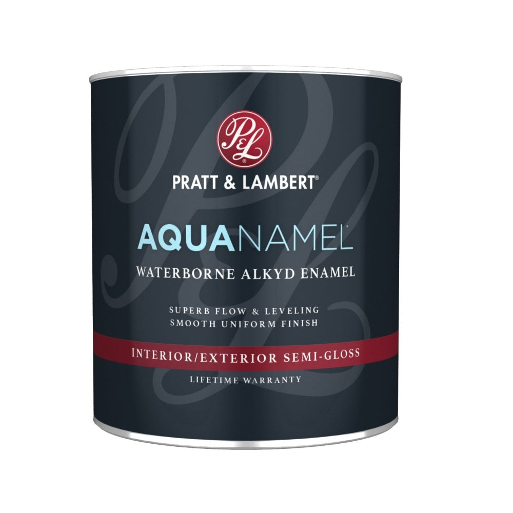 Pratt & Lambert Z0882 Aquanamel Waterborne Alkyd Enamel, 1 Quart