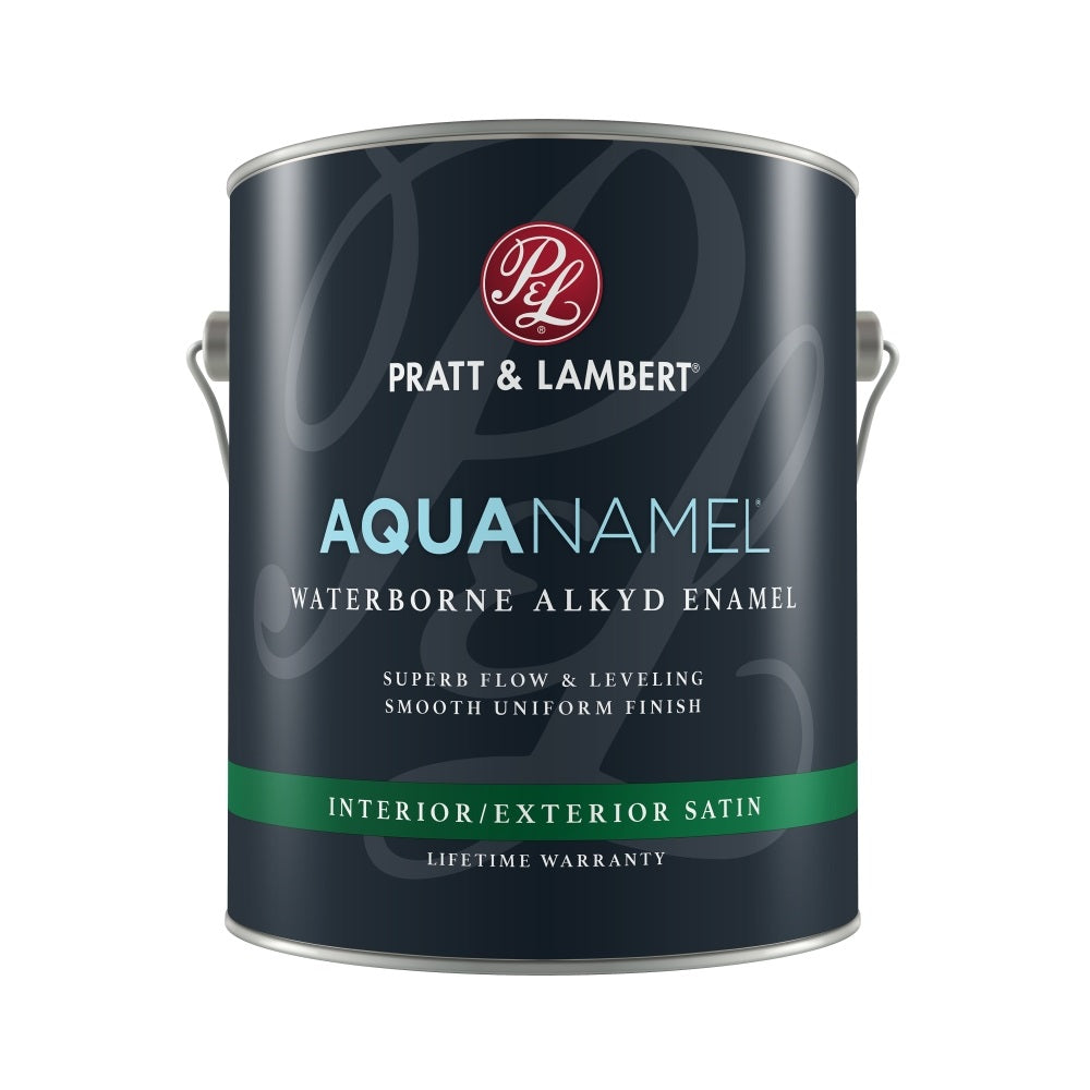 Pratt & Lambert Z0780 Aquanamel Waterborne Enamel, 1 Gallon