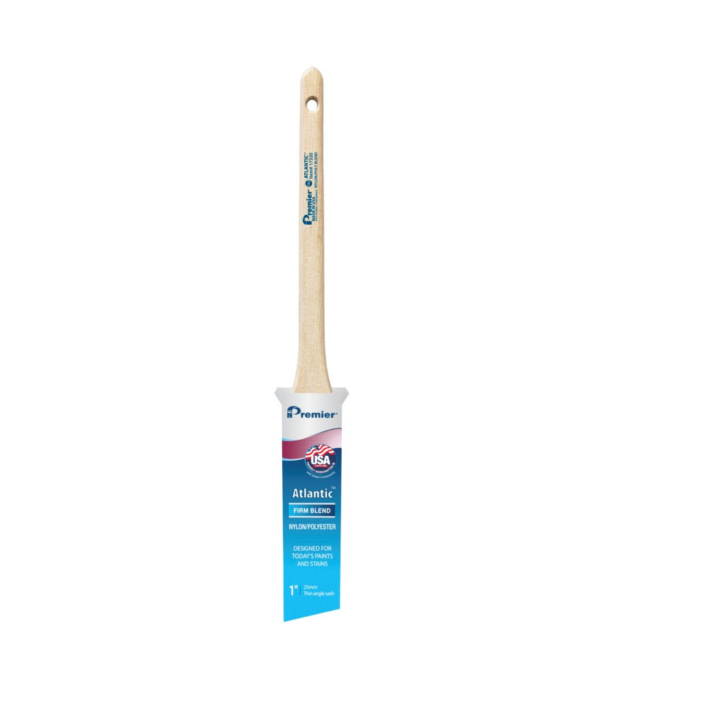 Premier 17320 Atlantic Angle Sash Paint Brush, 1 Inch