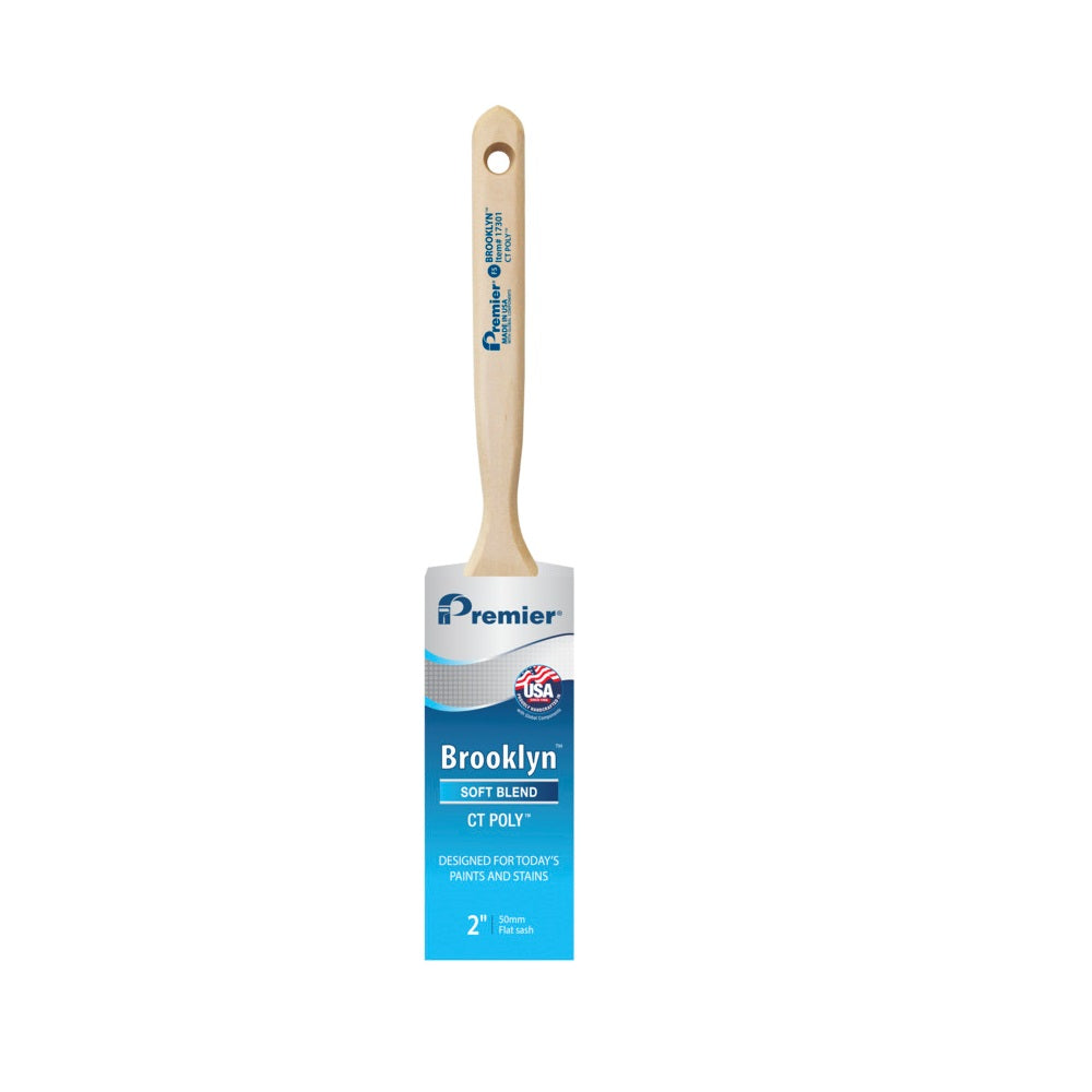 Premier 17301 Brooklyn Flat Sash Paint Brush, 2-3/4 Inch