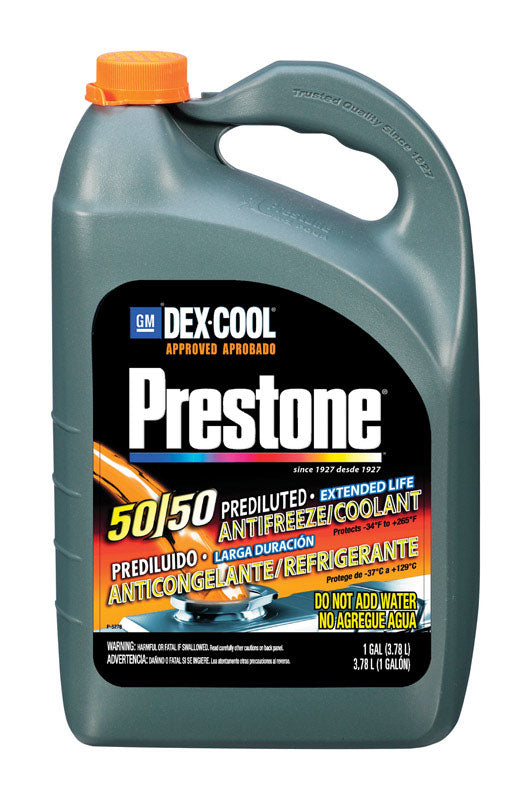Prestone AF850 Dex-Cool 50/50 AntiFreeze & Coolant, 1 Gallon