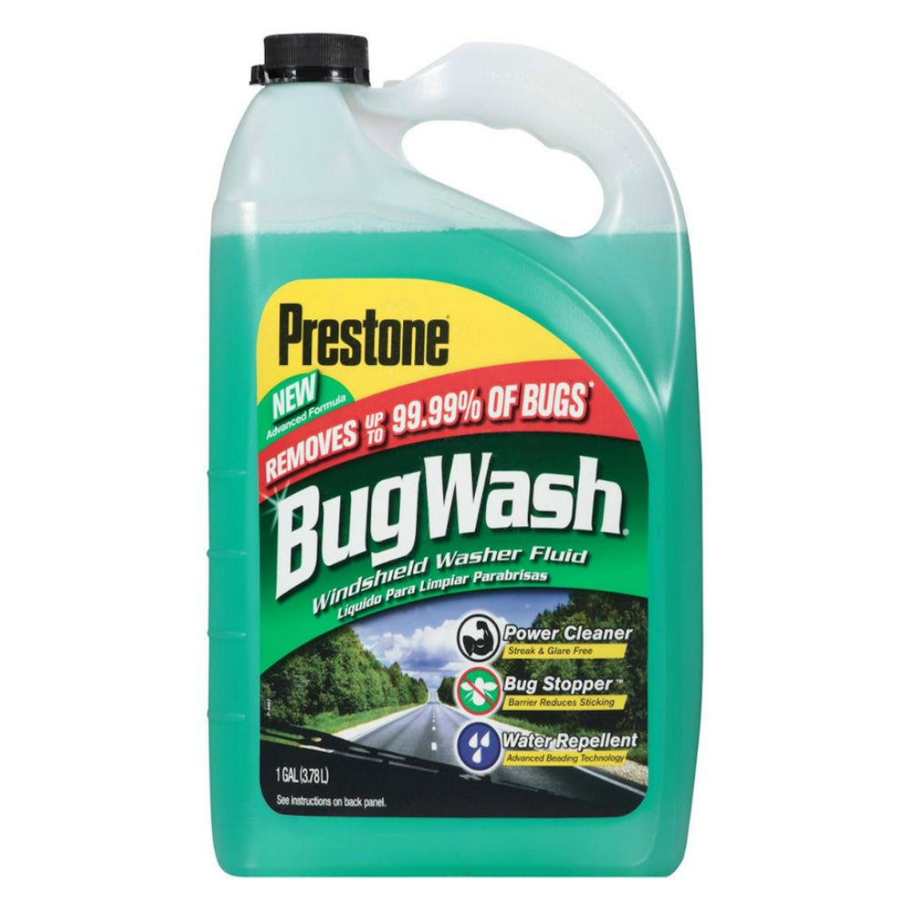 Prestone AS657 Bug Wash Windshield Washer Fluid, 1 Gallon