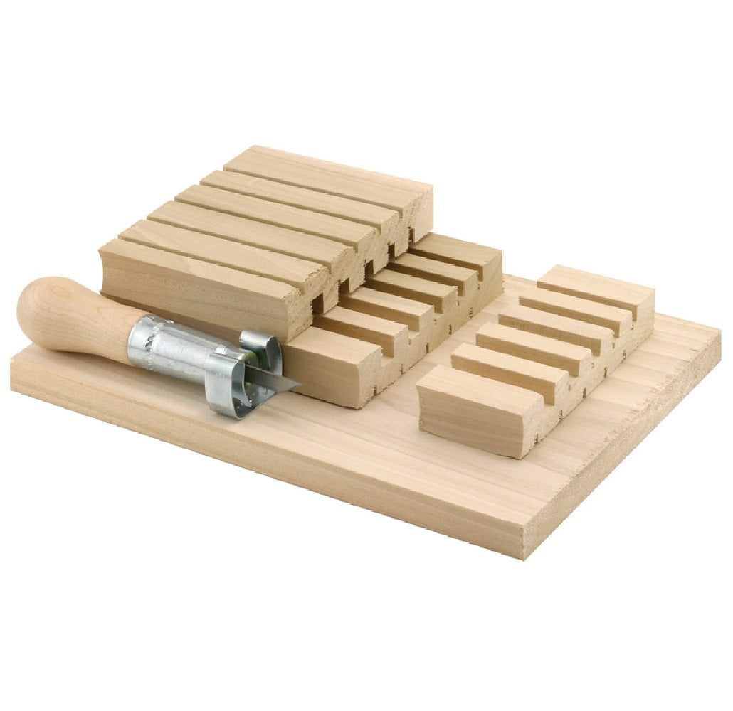 Prime-Line P 7916 Screen Frame Notching Jig, Wood, 12-1/4"