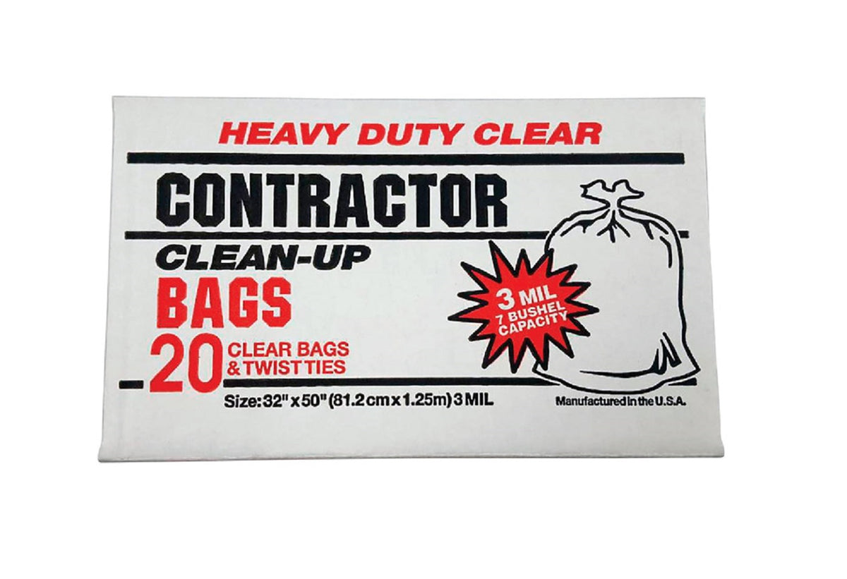 Primrose Plastic 19045 Heavy Duty Contractor Bags, 65 Gallon