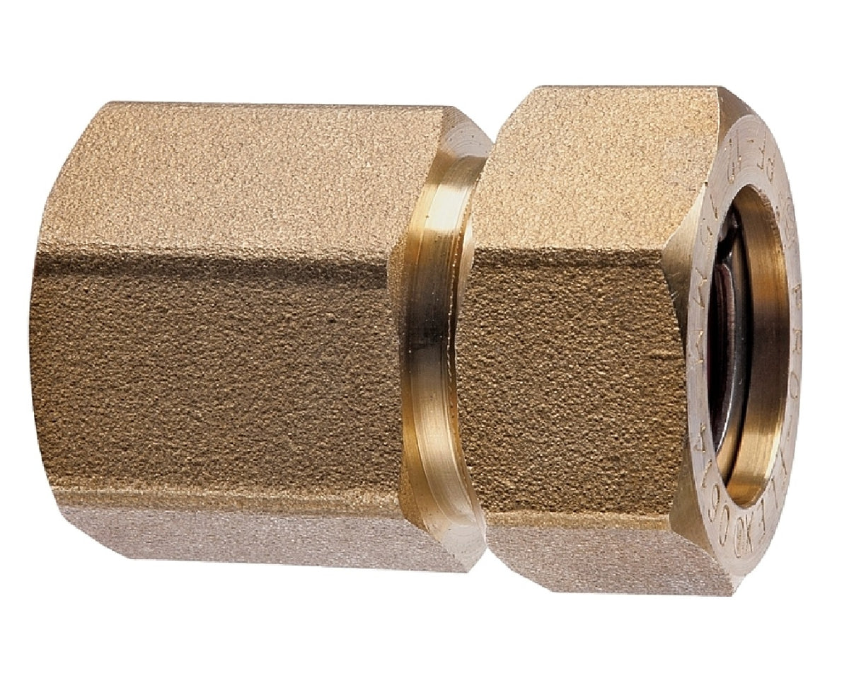 Pro-Flex PFFN-1212C Tube to Pipe Fitting, 1/2 Inch, Brass