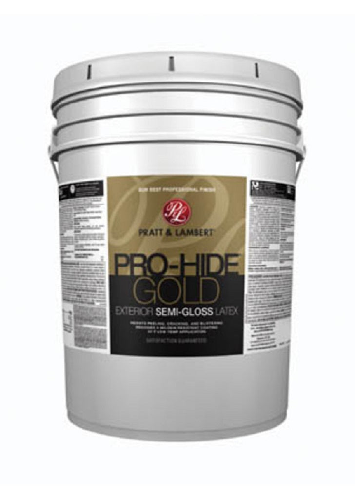Pratt & Lambert 0000Z8691-20 Pro-Hide Gold Exterior Paint, 5 Gallon
