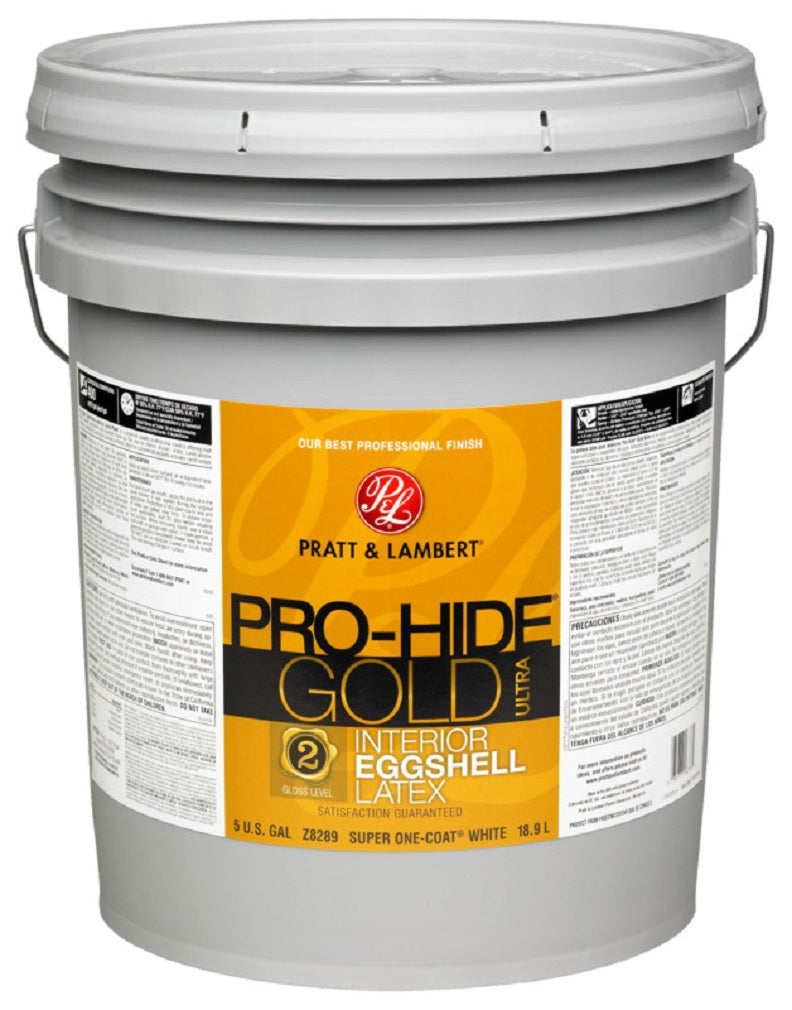 Pratt & Lambert 0000Z8289-20 Pro-Hide Gold Ultra Interior Paint, 5 Gallon