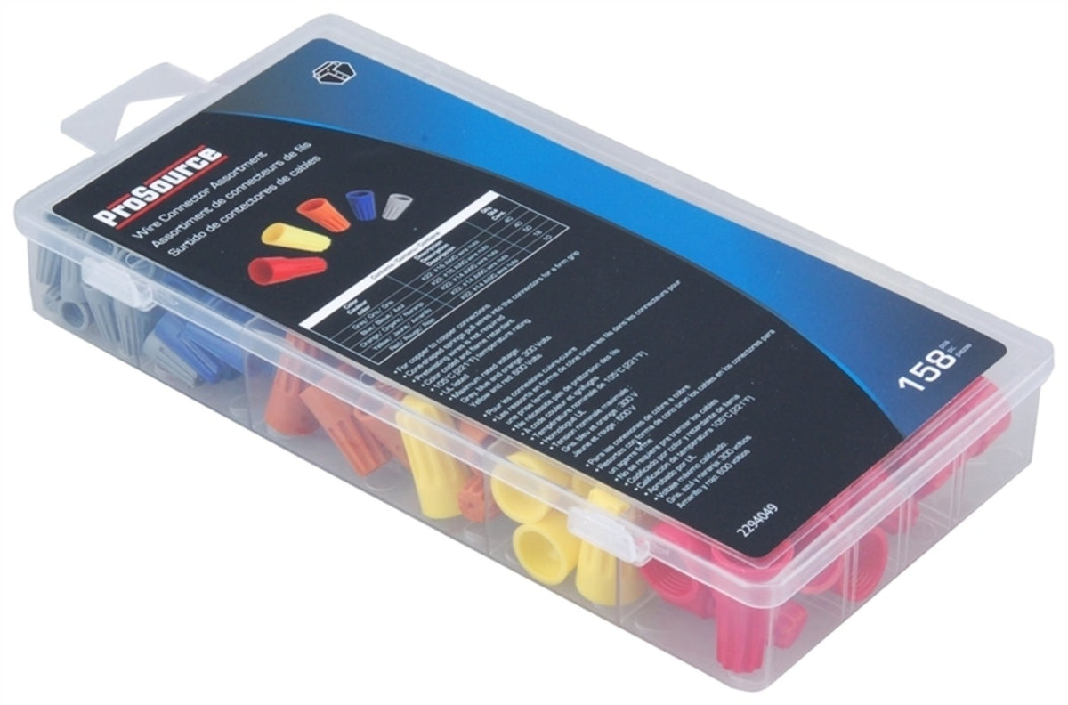 ProSource 60209 Connector Wire Assortment, 158 Pieces