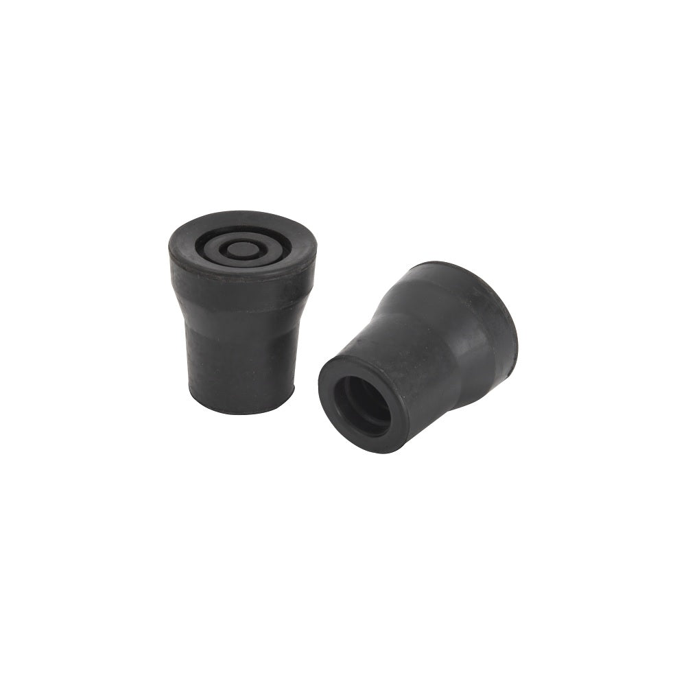 ProSource FE-S619-BL Crutch Tips, Black, Rubber