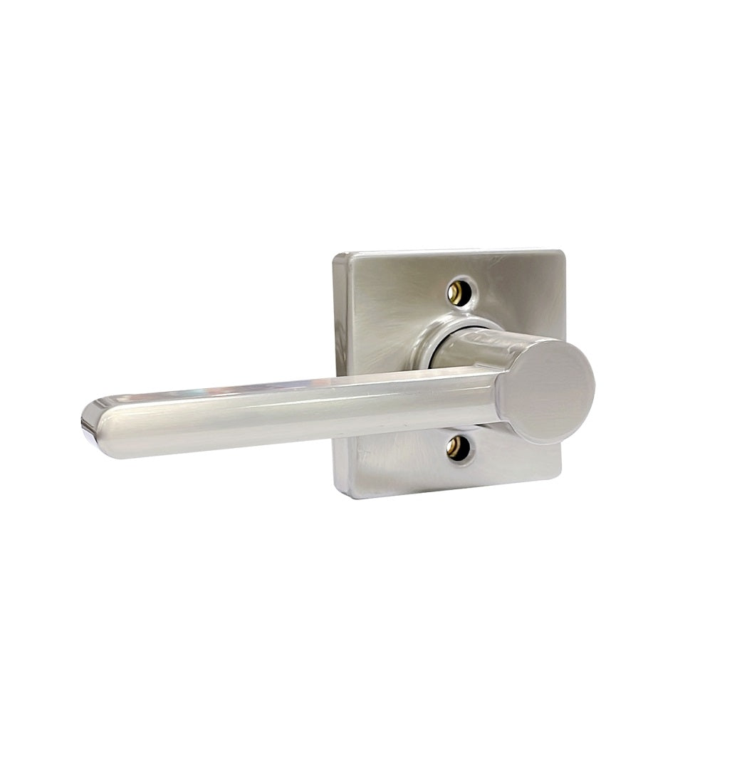 ProSource LS3X204YA000V24 Contemporary Dummy Lock Lever, Satin Nickel