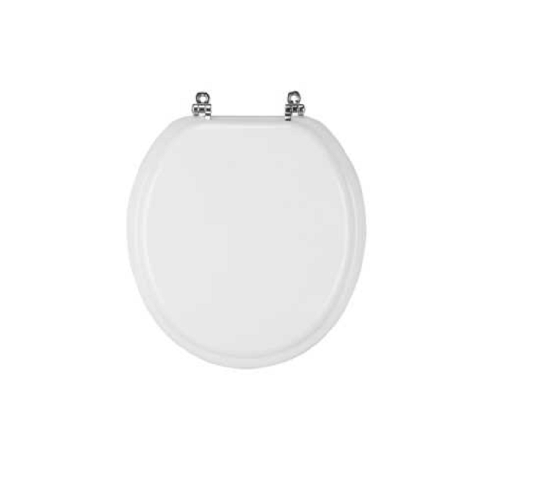 ProSource T-17WMC Round Toilet Seat, White