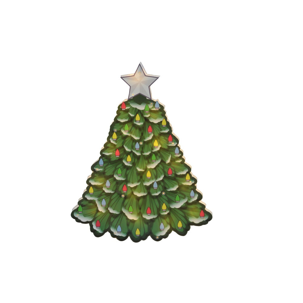 Product Works 46222 MP4 Silhouette Christmas Tree, Multicolored
