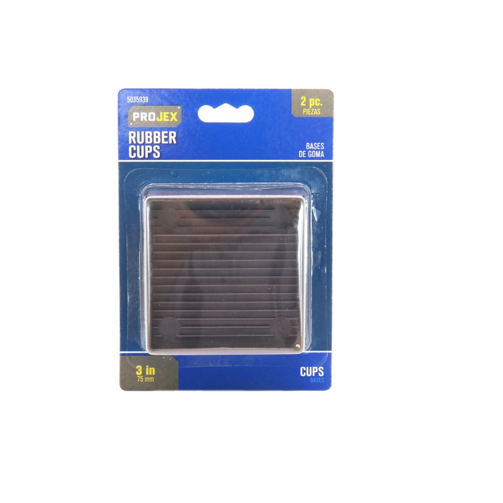 Projex 9078/ACE Square Caster Cup, Brown
