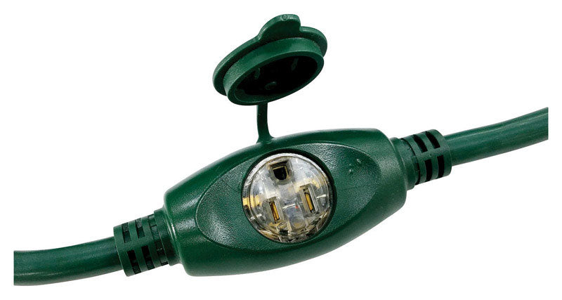 Projex KB-168P Triple Outlet Cord, Green, 25 Ft