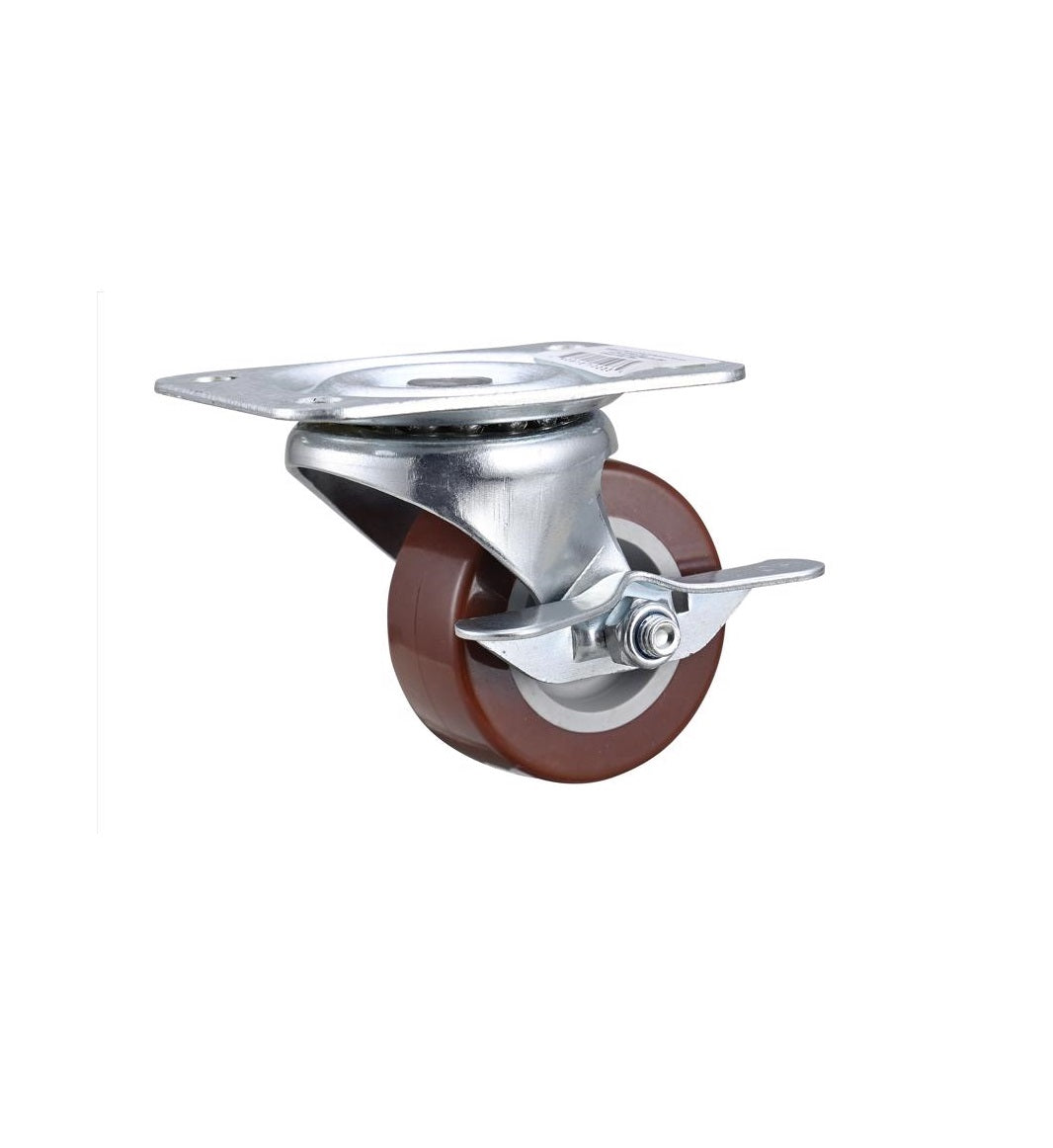 Projex 9274 Swivel Hard Rubber Caster, 125 lb, 2-1/2 inch