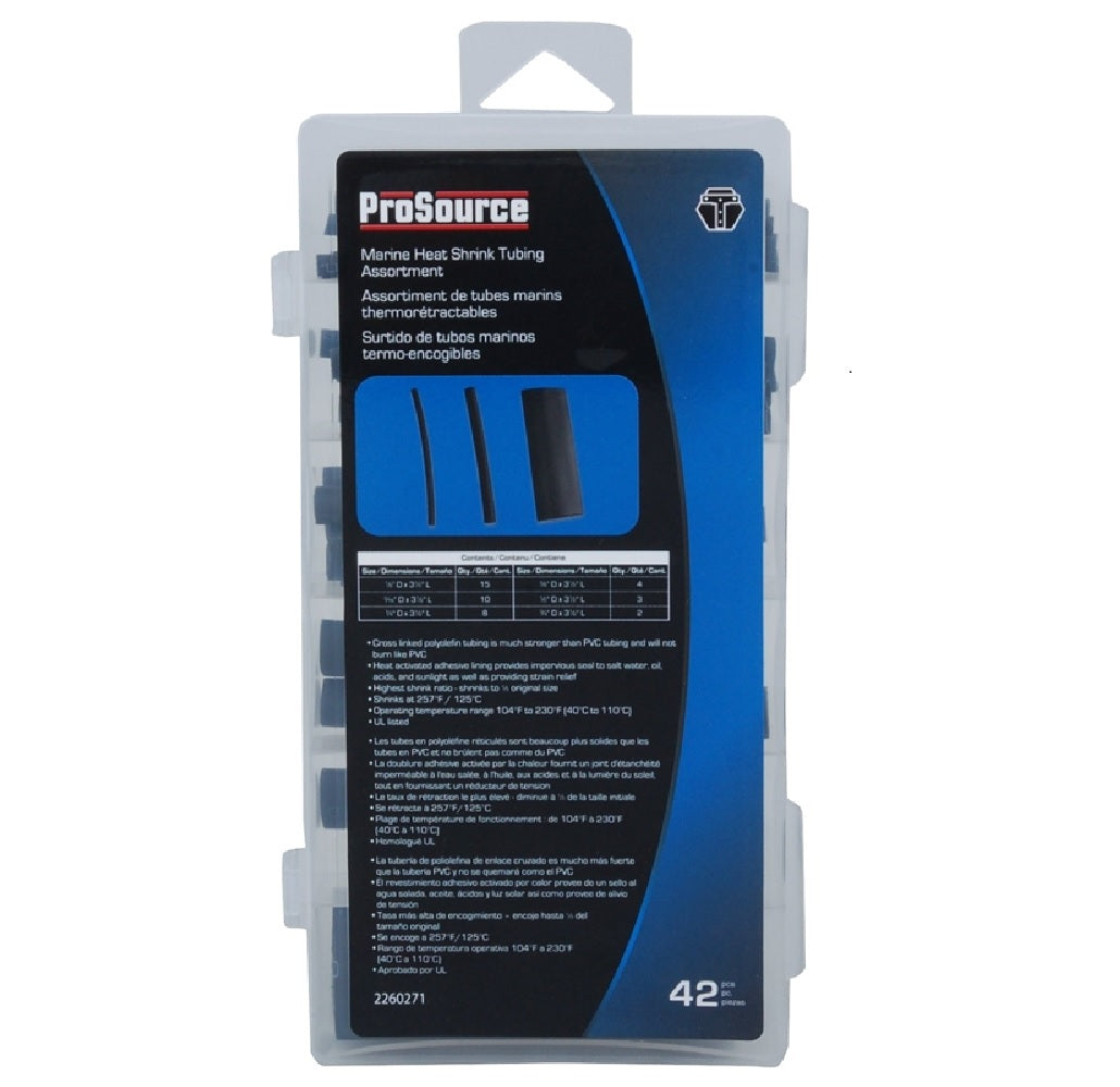 Prosource 60235 Heat Shrink Tubing, Assortment