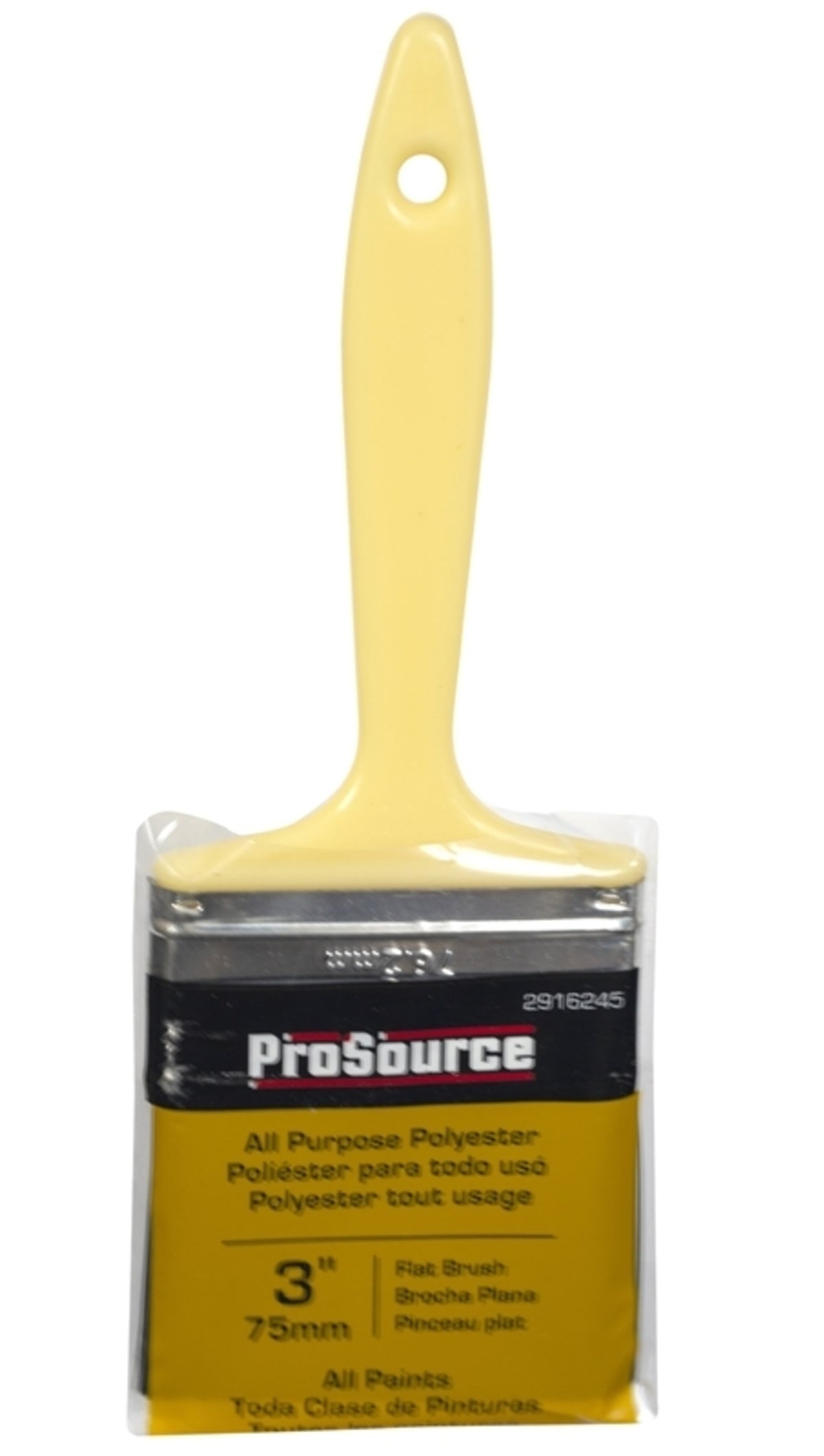 Prosource OR 110030 0300 Flat Paint Brush, 3"