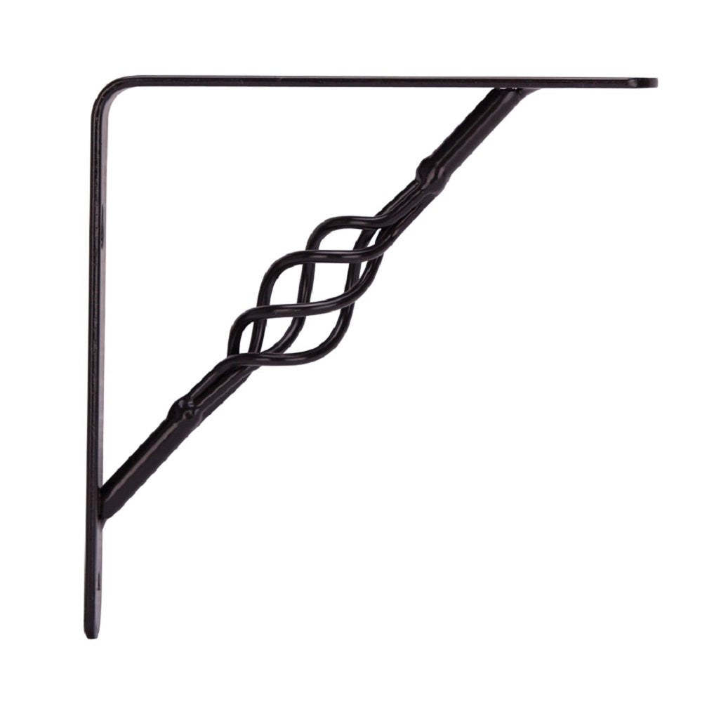 Prosource SB-013PS Decorative Shelf Bracket, Steel, 6 in