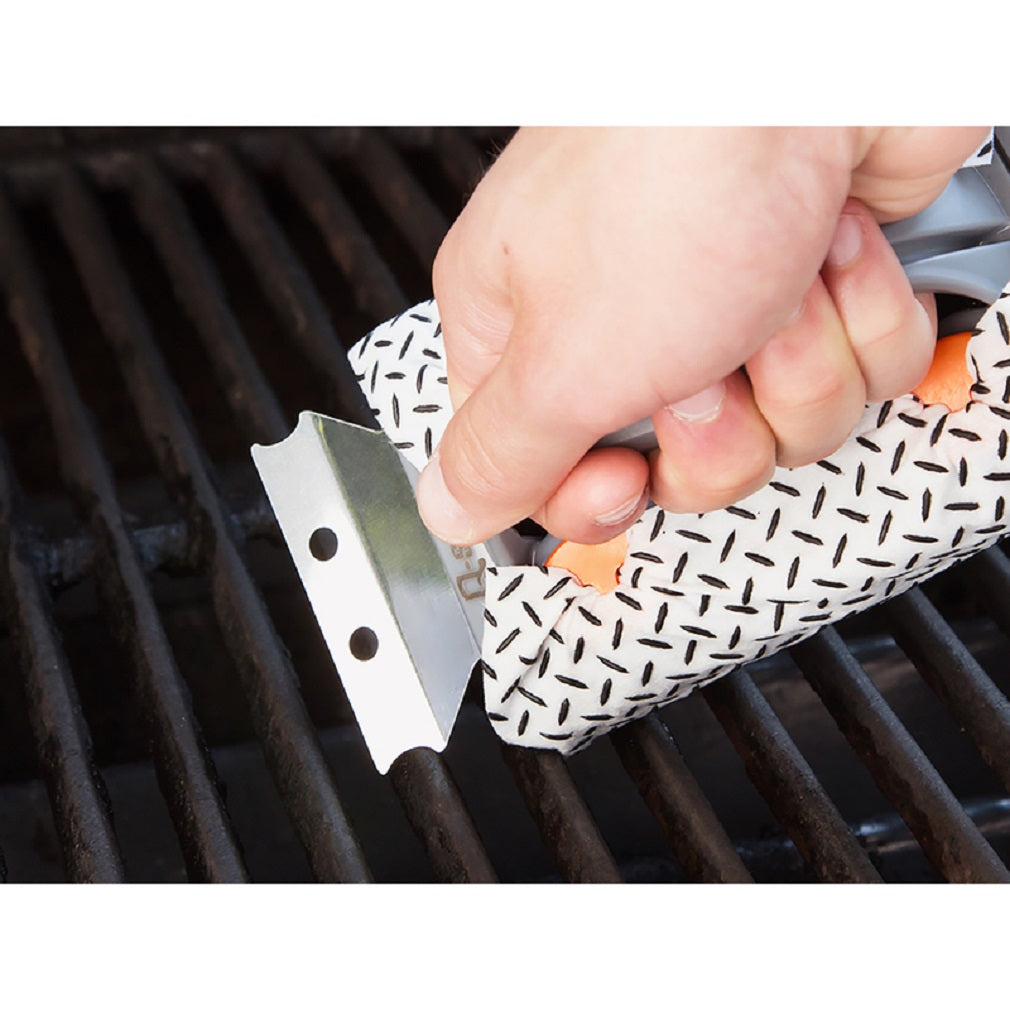 Proud Grill Company 2867-WP-110 Q-Swiper Bristle-Free Grate Cleaner, Black/Orange