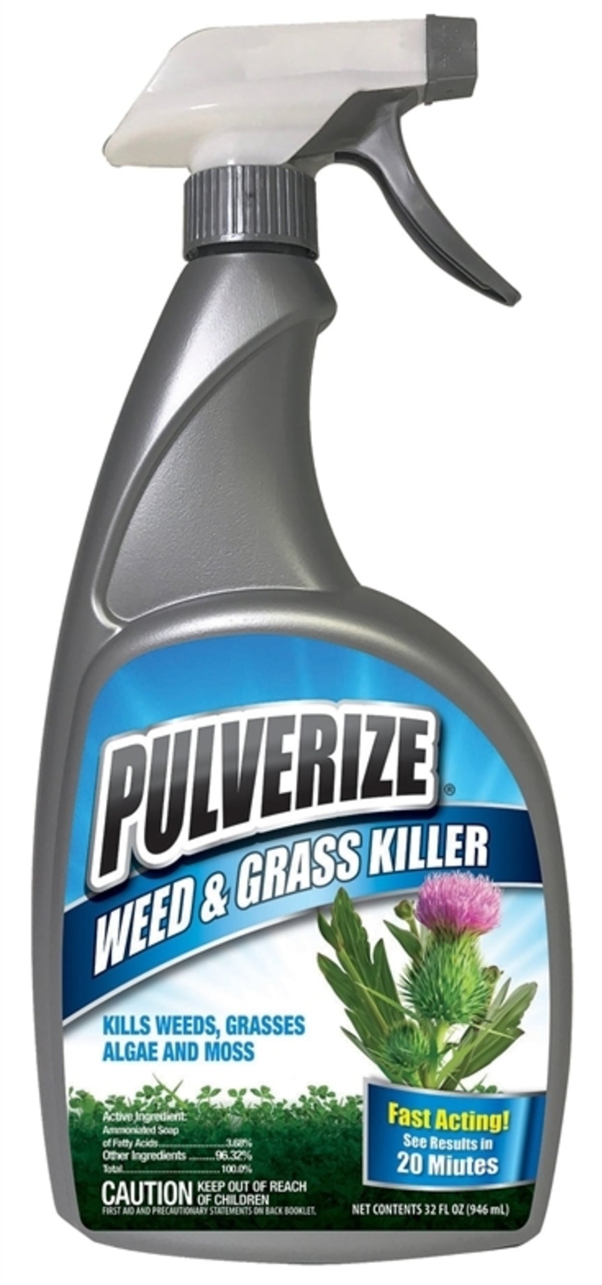 Pulverize PWG-U-032 Weed & Grass Killer, 32 Oz