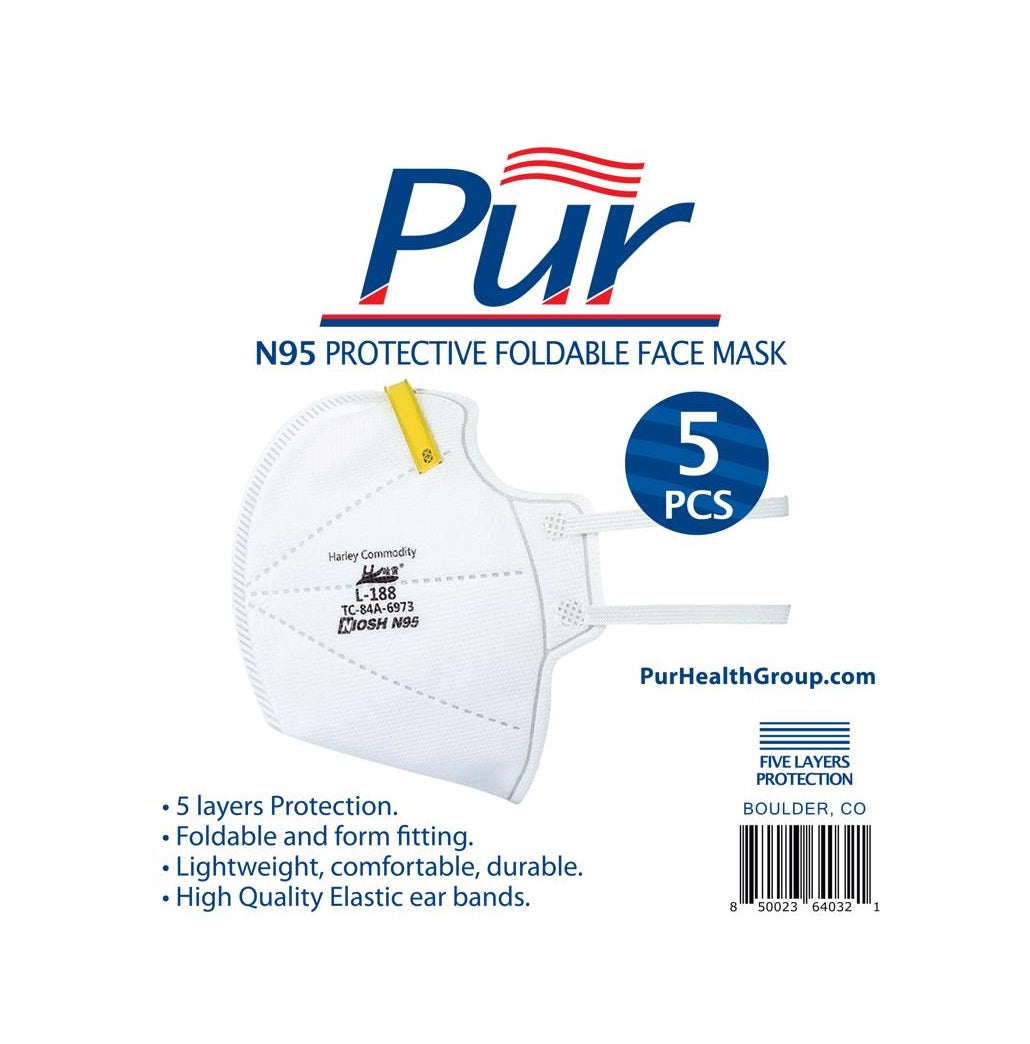 Pur 64032 N95 General Purpose Face Mask, White