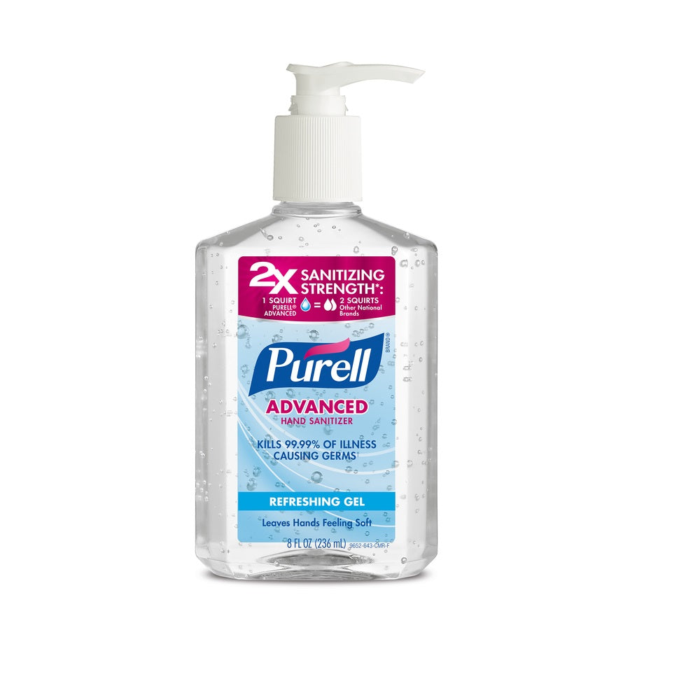 Purell 9652-12-DNU Hand Sanitizer, 8 Oz