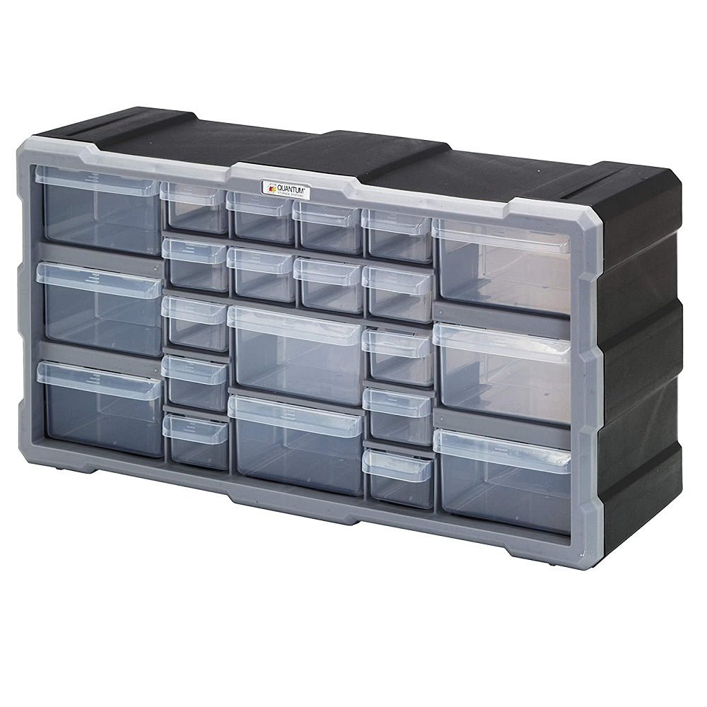 Quantum PDC-22BK Drawer Cabinet, Polypropylene