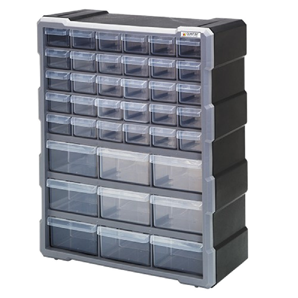 Quantum PDC-39BK Small Parts Organizer, Polypropylene, 15 Inch