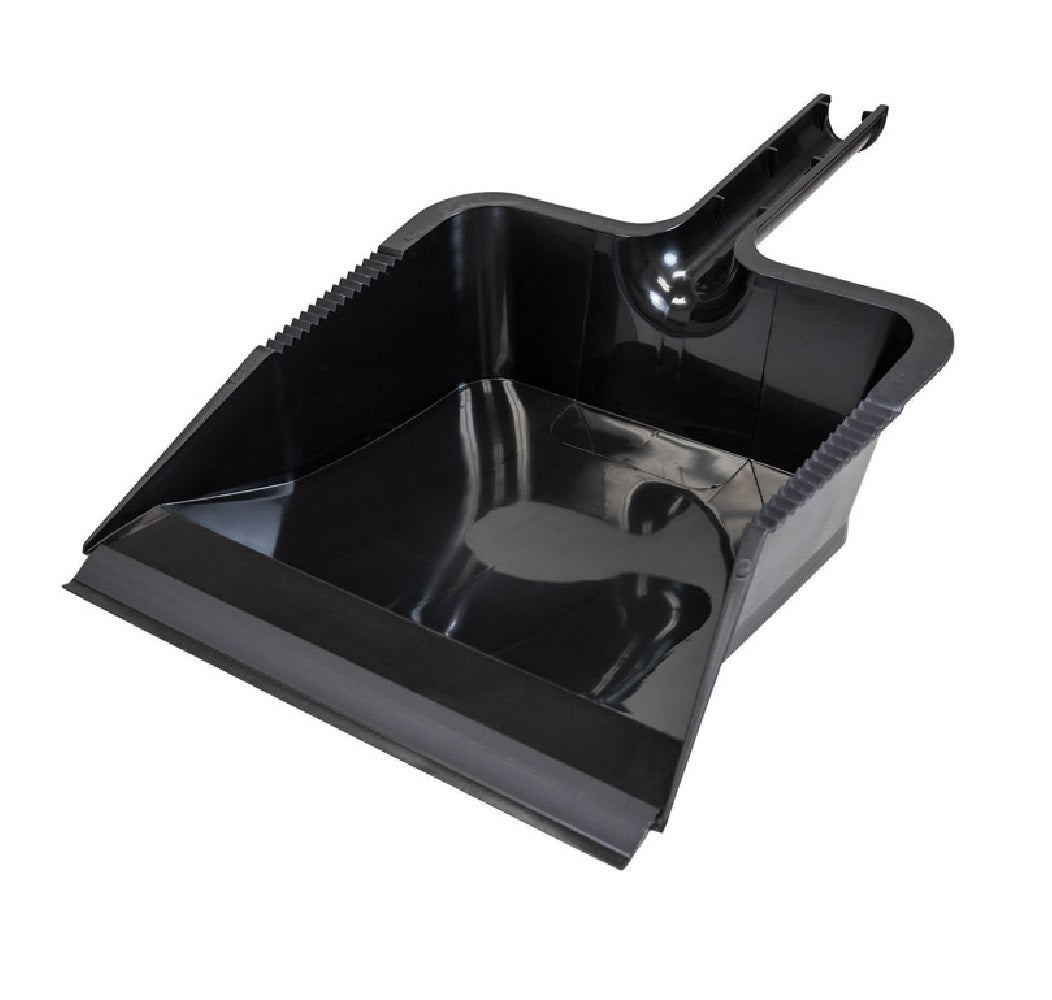 Quickie 413PDQ4 Wide Mouth Dust Pan, Black, 18" L