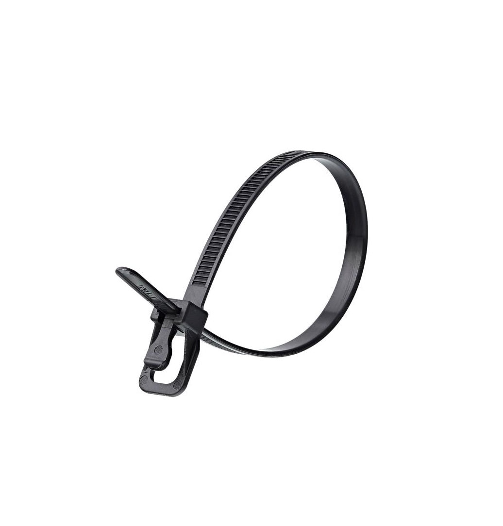 RETYZ EVT-S08BK-HA EveryTie Cable Tie, Black, 20 pk