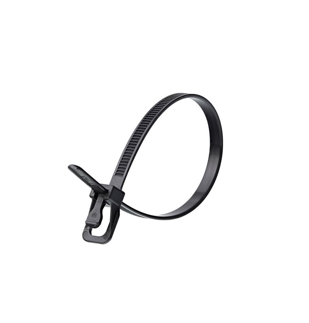 RETYZ EVT-S10BK-HA EveryTie Cable Tie, Black, 20 pk
