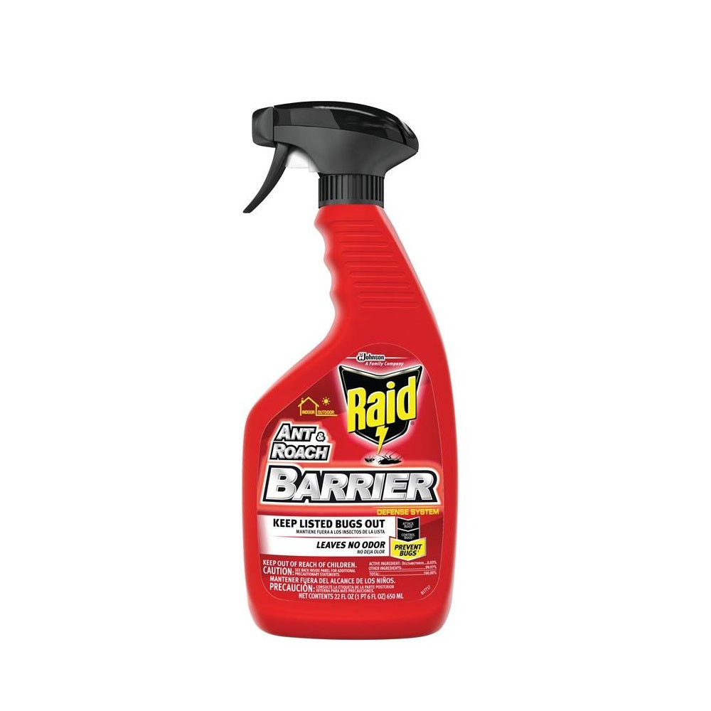 Raid 01569 MAX Barrier Ant & Roach Killer, 22 Oz