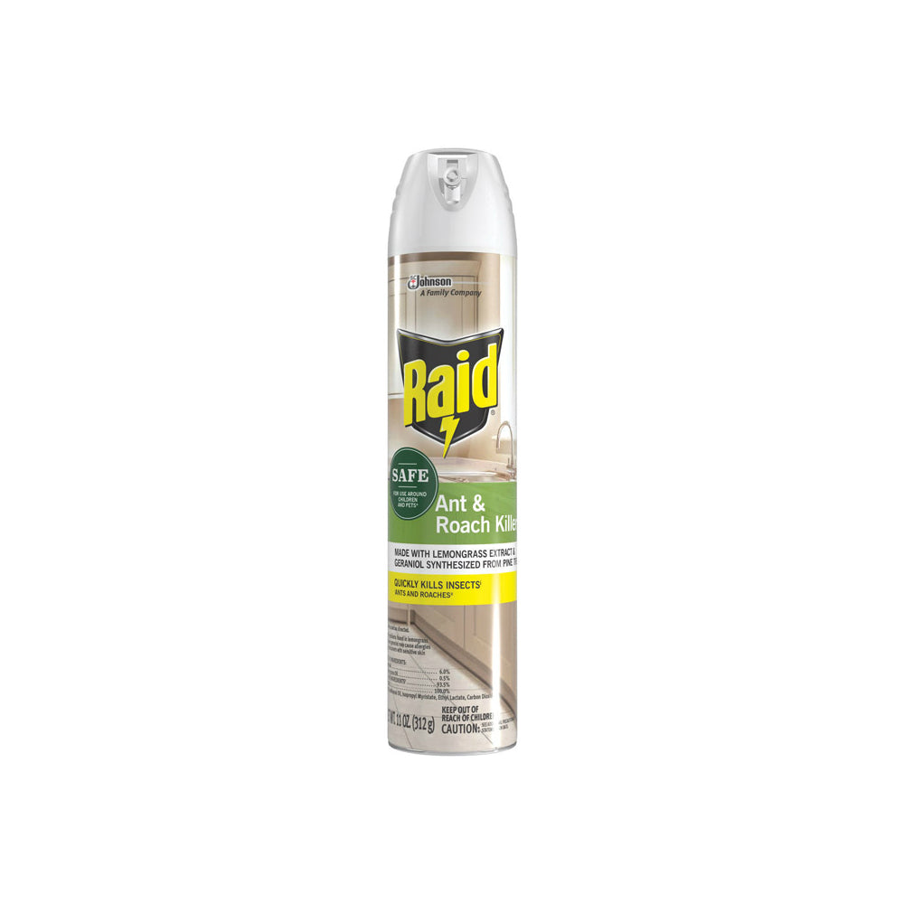 Raid 00882 Organic Ant and Roach Killer, 11 oz