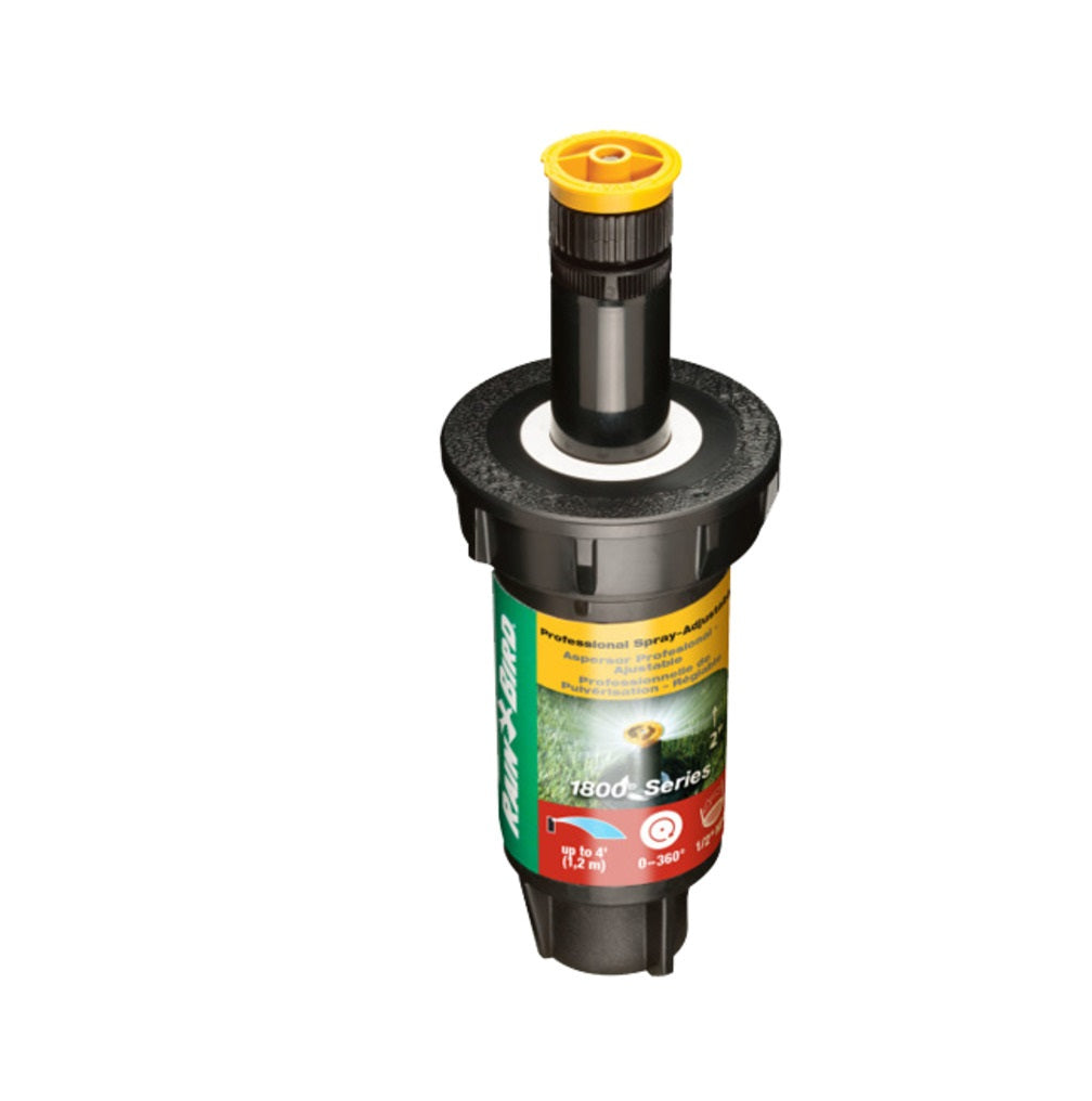 Rain Bird 1802AP4 Professional Series Pop-Up Head Sprinkler, 4 Ft