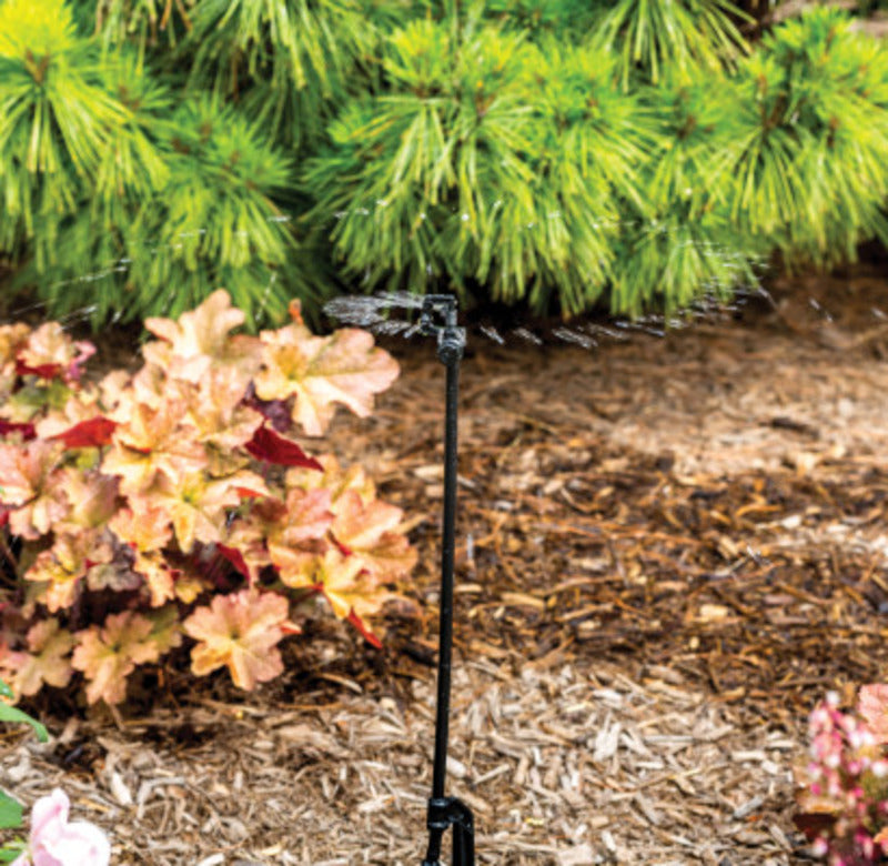 Rain Bird RS4PKSX Adjustable Rotary Micro Sprinkler Full Pattern, Black