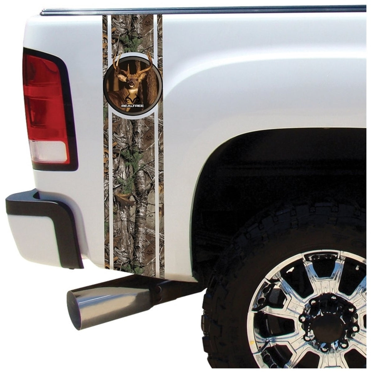 Realtree RT-BB-WT-XT Duck Bed Band Decal Kit, 10" x 40"