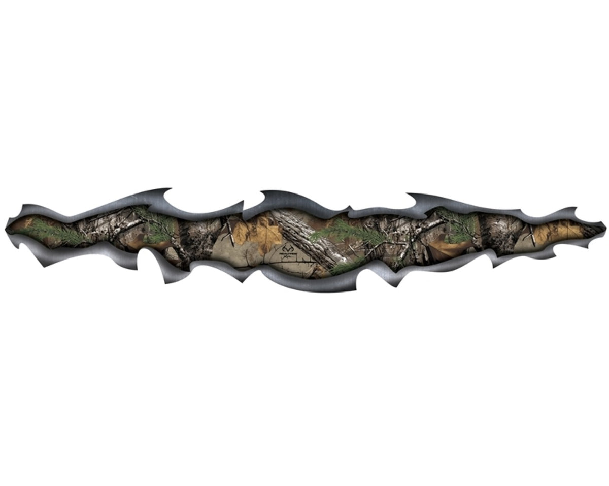 Realtree RT-TMG-XT Torn Metal Graphics Decal, 7.5" x 40"