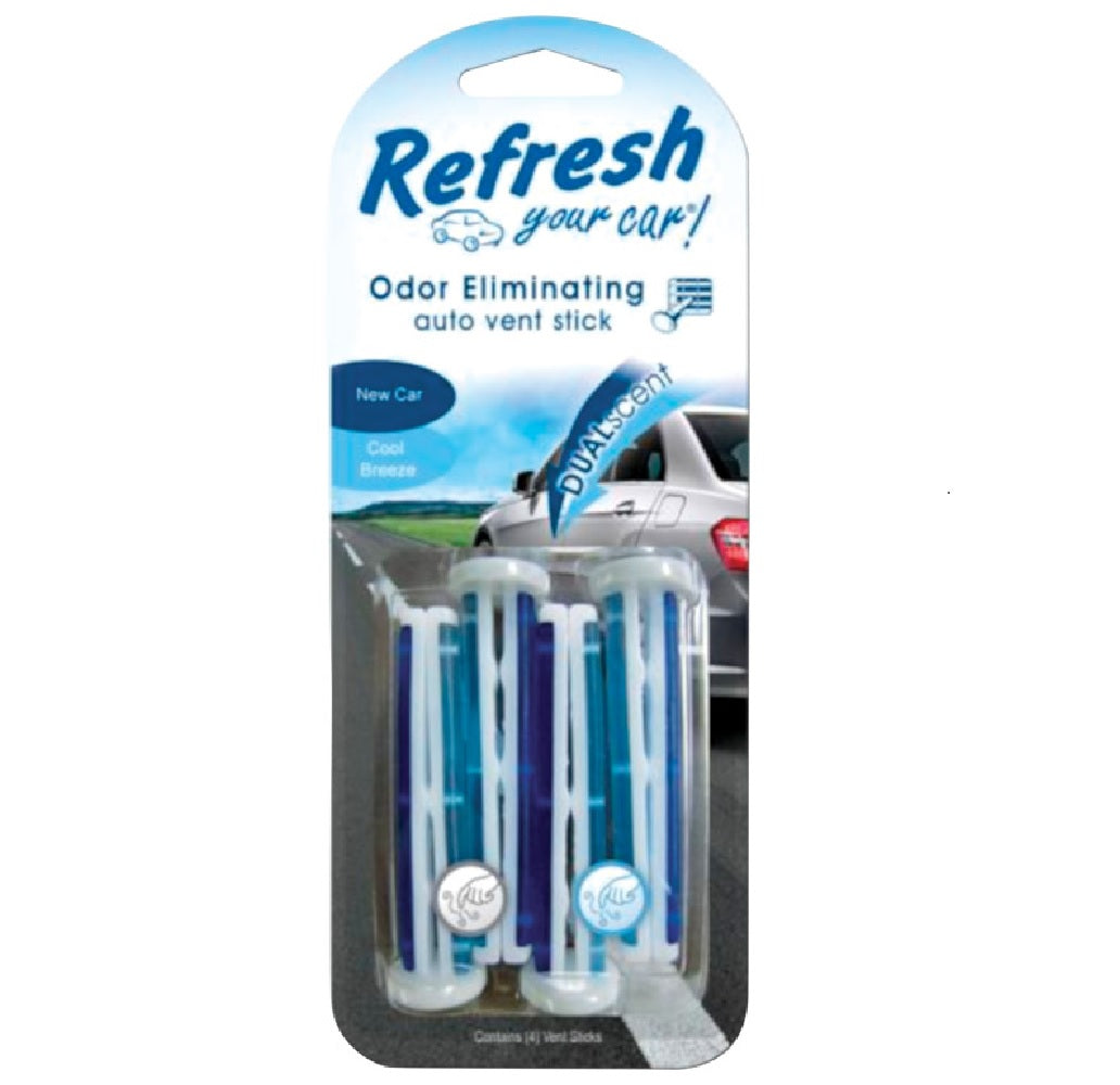 Refresh Your Car! E301433400 Car Vent Clip Cool Breeze Scent, Solid