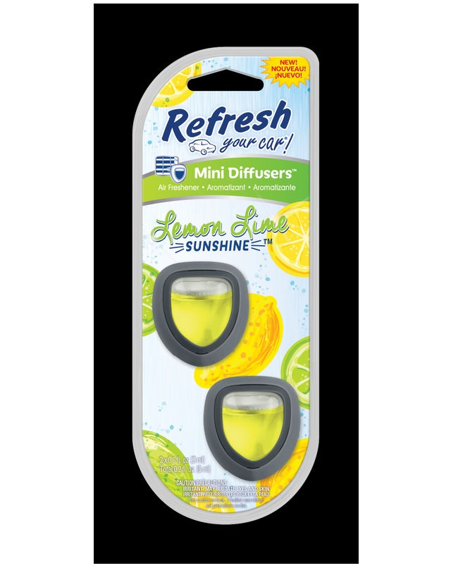 Refresh Your Car! E301337000 Mini Diffusers Air Freshener, 0.2 Oz