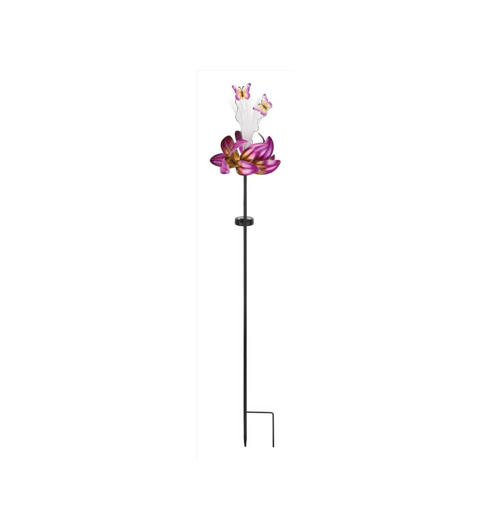 Regal Art & Gift 13242 Butterfly Garden Stake Spinner, Acrylic/Metal