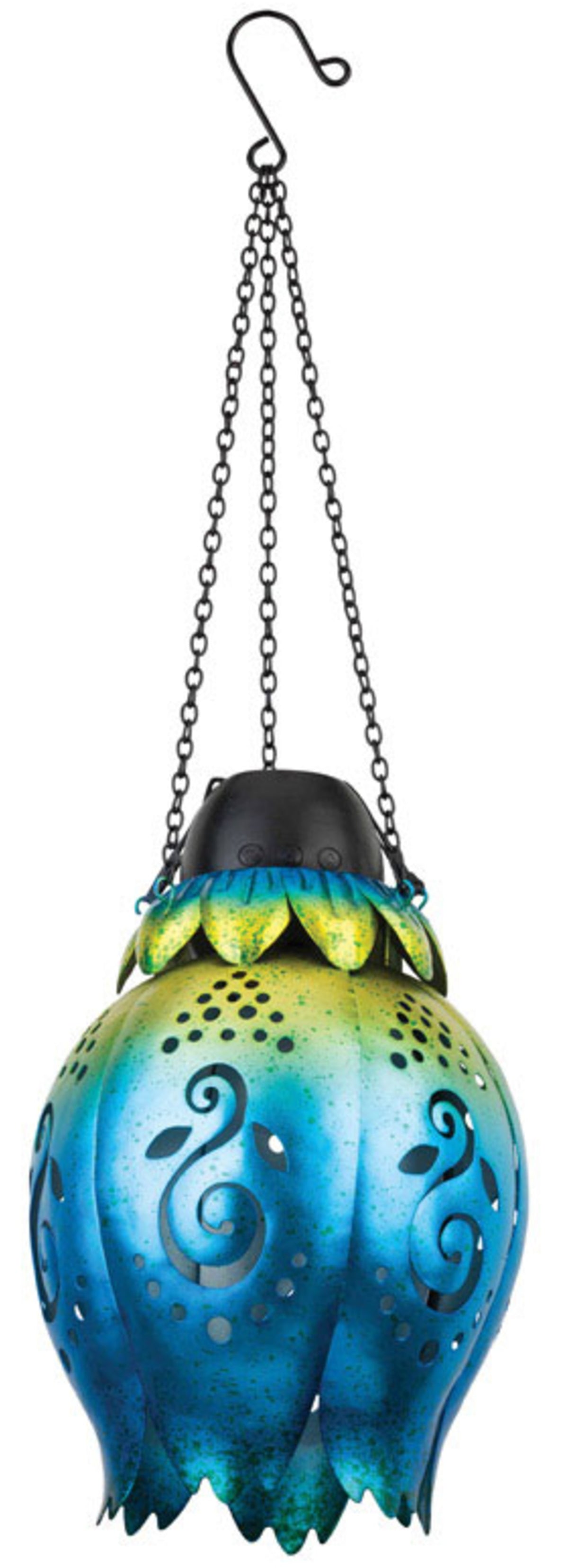 Regal Art & Gift 11582 LED Wireless Flower Speaker Lantern, Blue/Green/Red
