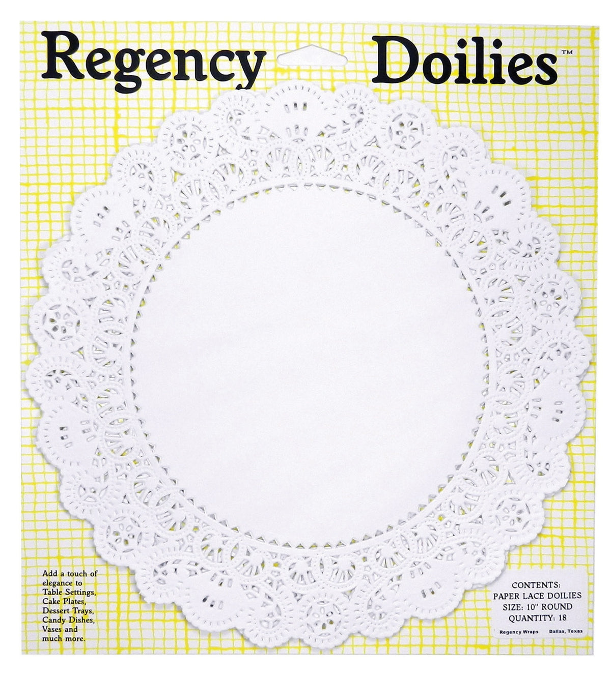 Regency RW28 Round Dolies, 10"