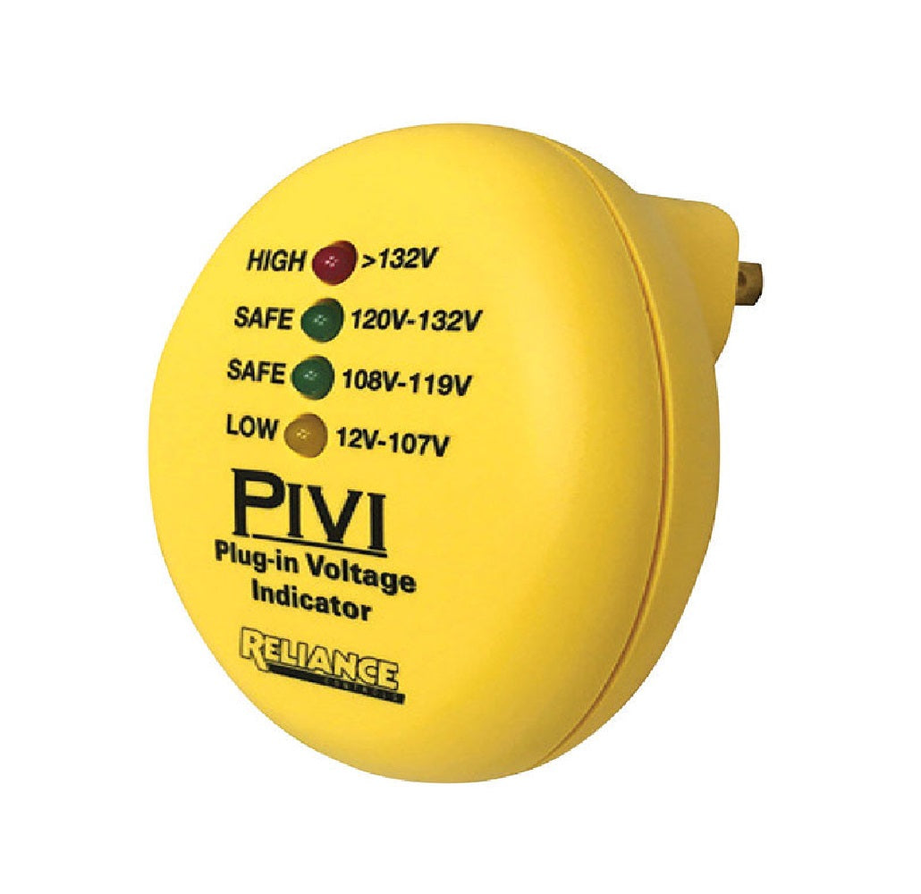 Reliance Controls THP105 PIVI LED Generator Tester, Yellow