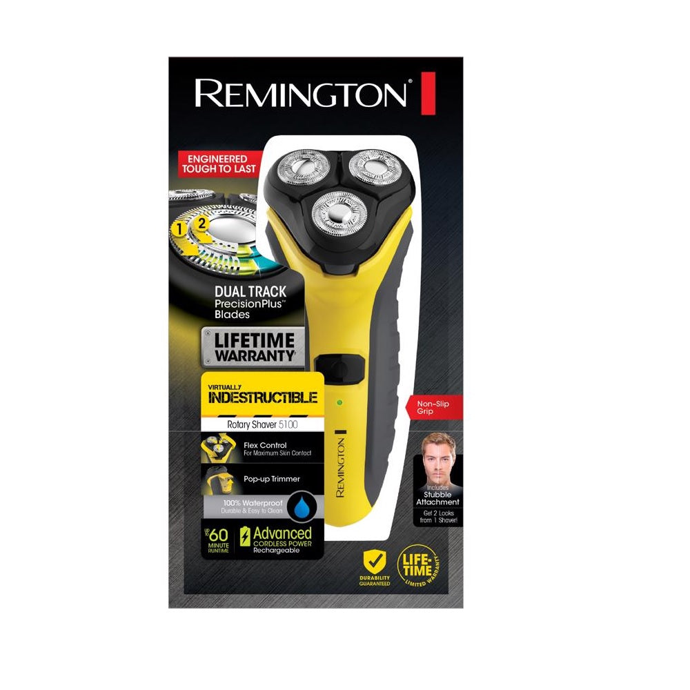 Remington PR1855A Virtually Indestructible Electric Shaver, 100-240 Volt