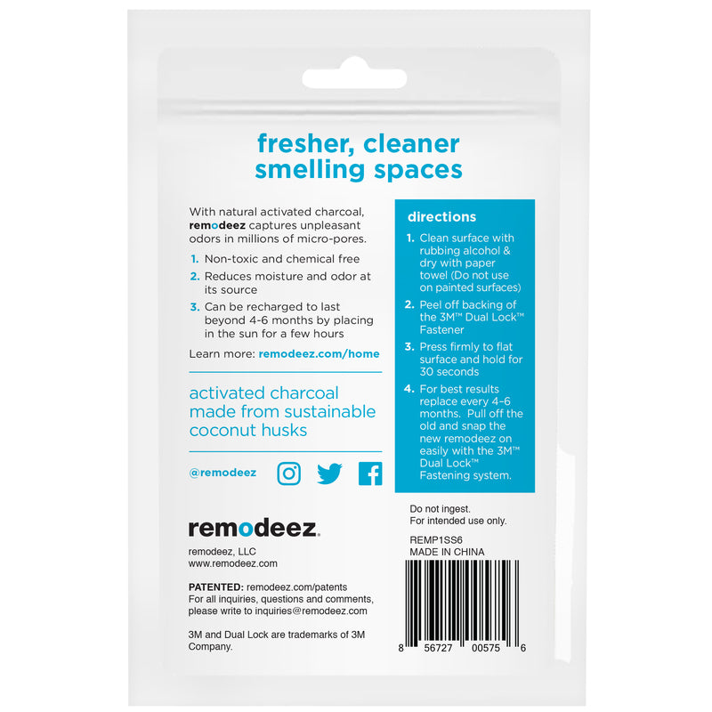 Remodeez REMP1SS6 OutSmart Smell Deodorizer Small Spaces, 0.25 lb