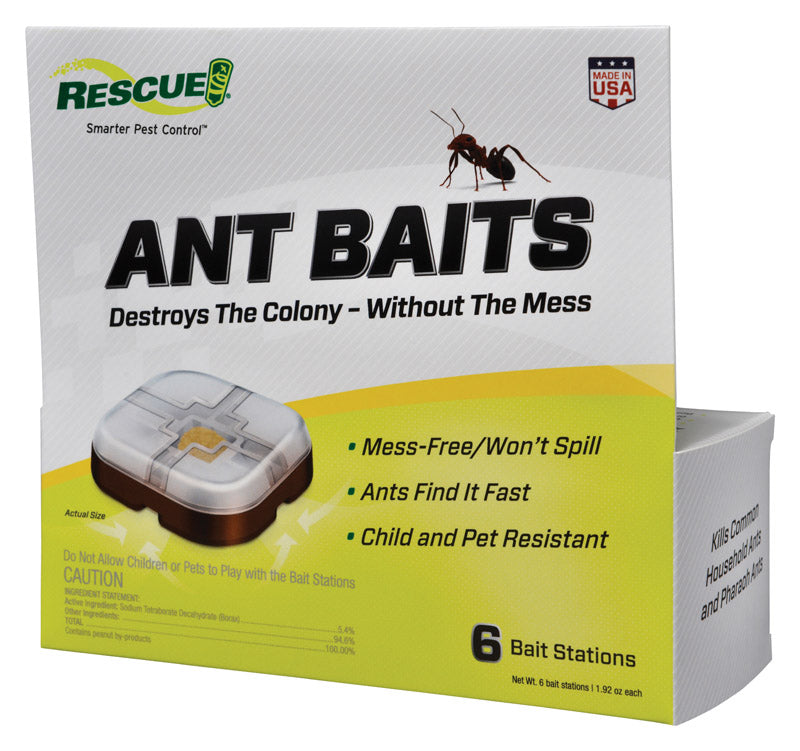 Rescue AB6-BB4 Ant Bait Station, 6 Pack