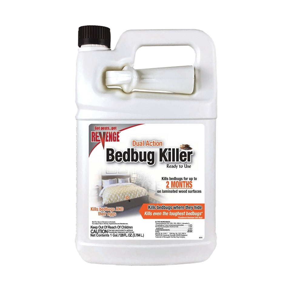 Revenge 4676 Dual-Action Bedbug Killer, 4 Gallon