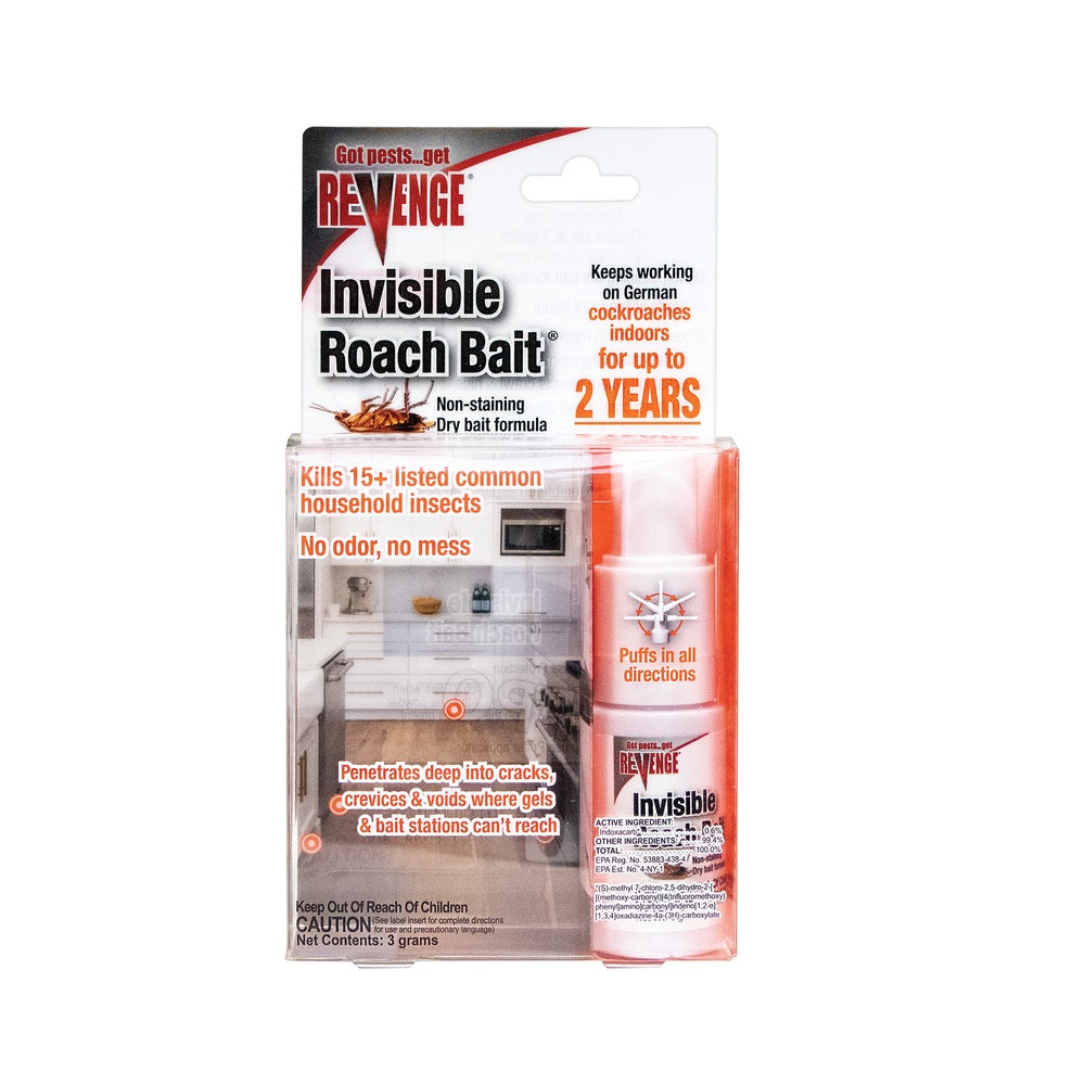 Revenge 46406 Invisible Roach Bait, 3 Gram