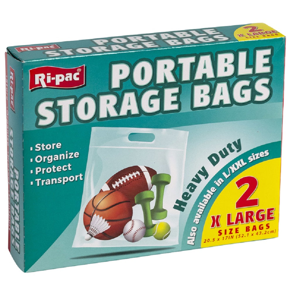 Ri-Pac 27802N Portable Storage Bag, Clear