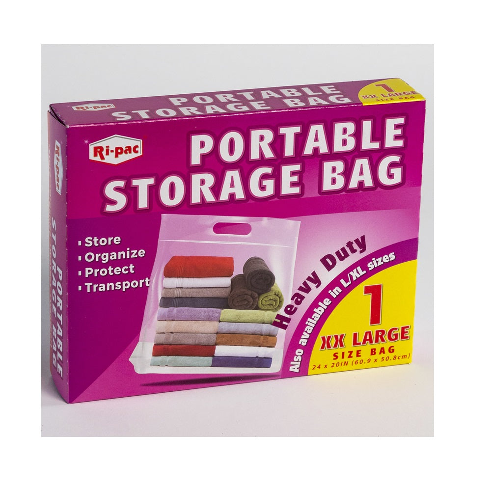 Ri-Pac 27801T Portable Storage Bag, Clear